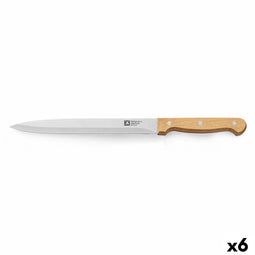 Vleesmes Richardson Sheffield Artisan Zwart Hout Metaal Roestvrij staal 20 cm (6 Stuks)