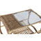 Hoofdtafel Home ESPRIT Natuurlijk Bamboe Rotan 76 x 46 x 40 cm
