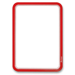 Informatieve poster Tarifold 194953 Rood A4 PVC Plastic (2 Stuks)