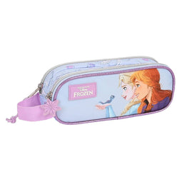 Pennenetui met 2 vakken Frozen Believe Lila 21 x 8 x 6 cm