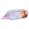 Pennenetui met 2 vakken Frozen Believe Lila 21 x 8 x 6 cm