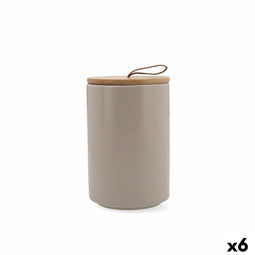 Blik Quid Ozon Beige Keramisch 10,4 x 16 cm (6 Stuks)