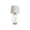 Bureaulamp Home ESPRIT Beige Hout Kristal 50 W 220 V 32 x 32 x 61 cm