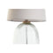 Bureaulamp Home ESPRIT Beige Hout Kristal 50 W 220 V 32 x 32 x 61 cm