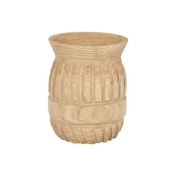 Vaas Home ESPRIT Natuurlijk Paulownia hout 28 x 28 x 36 cm