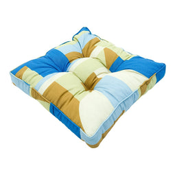 Madison - Florance kussen 47X47 Patch azur
