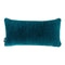 Madison - Decorative cushion Dublin Petrol 60x30 cm