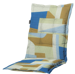 Madison - Kussen lage rug Patch azur