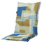 Madison - Kussen lage rug Patch azur