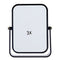 Vergrotende Spiegel Zwart Kristal Plastic 2,5 x 19,5 x 16 cm (6 Stuks)