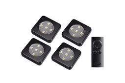 Hyundai Lighting - Oplaadbare LED Lampjes - 4 stuks - Donkergrijs