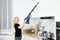 Hyundai Electronics - Premium 9-1 draadloze steelstofzuiger - 130 watt - Blauw/Grijs