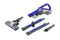 Hyundai Electronics - Premium 9-1 draadloze steelstofzuiger - 130 watt - Blauw/Grijs