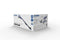Hyundai Electronics - Premium 9-1 draadloze steelstofzuiger - 130 watt - Blauw/Grijs