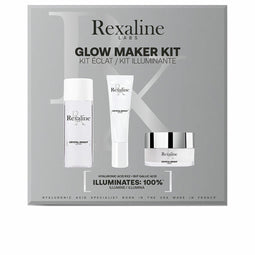 Cosmeticaset voor Dames Rexaline Crystal Bright Glow 3 Onderdelen
