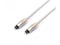 Reekin Toslink optical Audio-Cable - 3,0m SLIM (Silver/Gold)