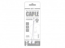 YK-Design 2in1 Digital Audio Conversion Cable YK-P03 Lightning (White)