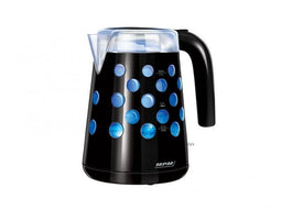 MPM Cordless kettle 1,7l Black-Blue MCZ-86/C