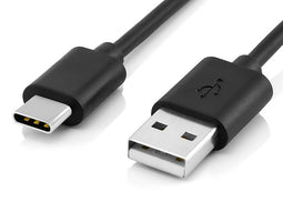 Reekin USB 2.0 Charge Cable USB-C for Nintendo Switch 2 Meter (Black)