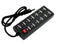 USB HUB 13-Port USB 2.0 with Switch black