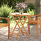 Tuintafel inklapbaar 70x75 cm massief acaciahout