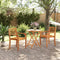 Tuintafel inklapbaar 70x75 cm massief acaciahout