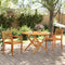 Tuintafel inklapbaar 110x75 cm massief acaciahout