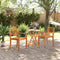 Tuintafel inklapbaar 60x75 cm massief acaciahout