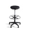 Werkliving Tabouret Hoog - Stoffen Zitting - Nylon Onderstel - Glijdoppen - Voetenring