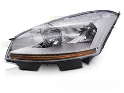 Koplamp links - voor CITROEN C4 Picasso 2006-2010 - TYC - chroom