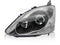 Koplamp links - voor Honda Civic 2003-2006 hatchback - TYC - zwart