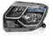 Koplamp links - voor Dacia Duster 2013-2017 - TYC - zwart