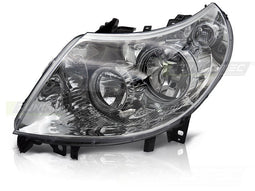Koplamp links - voor Ducato / Boxer / Jumper 2010-2014 - TYC - chroom