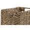 Basket spelset Home ESPRIT Natuurlijk Metaal Natuurlijke Vezel 36 x 28 x 21 cm (2 Onderdelen)