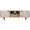 Tv-meubel Home ESPRIT Wit Mangohout 160 x 41 x 55 cm