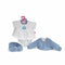 Poppenkleertjes Berjuan Sanibaby Blauw (40 cm)