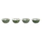 Kommenset Home ESPRIT Wit Groen Porselein Shabby Chic 15 x 15 x 7 cm