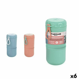 Reisthermosfles ThermoSport Dubbel 380 ml + 380 ml (6 Stuks)