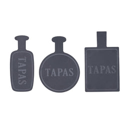 Dienblad Quid Tapas Zwart Mineraal