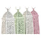 Lykta Home ESPRIT Wit Groen Roze Metaal Aluminium Shabby Chic 13 x 13 x 43 cm (4 Stuks)