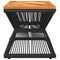 Salontafel met draad 38x38x38 cm massief acaciahout