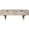 Hoofdtafel Home ESPRIT Wit Mangohout 115 x 60 x 40 cm
