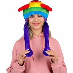 Hoed My Other Me Één maat Regenboog