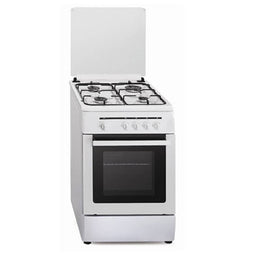 Gasfornuis Vitrokitchen CB55BB BUT Wit 1800 W