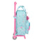 Schoolrugzak met Wielen Glow Lab Cute doll Licht Blauw (20 x 28 x 8 cm)