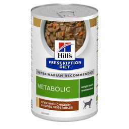 HILL'S Prescription Diet Metabolic Stew with chicken & added vegetables - nat hondenvoer - 354g