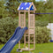 Speeltoren 52,5x46,5x208 cm massief grenenhout