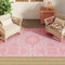 Buitenkleed 140x200 cm polypropeen roze