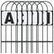 Dressuurletters 8 st staal