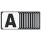 Dressuurletters 12 st staal